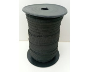 Cadarço 10 mm - GII - Preto - 50 metro